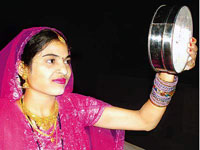Karwa Chauth is celebrated with complete faith and devotion by women