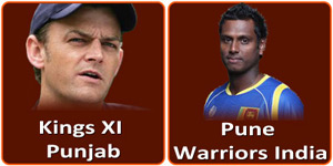 Pune Warriors vs Kings XI Punjab
