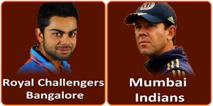 Royal Challengers Bangalore vs Mumbai Indians
