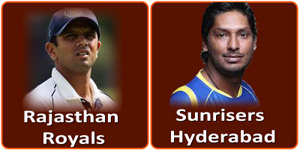 Sunrisers Hyderabad vs Rajasthan Royals