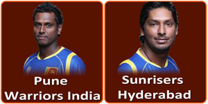 Sunrisers Hyderabad vs Pune Warriors