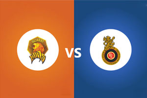 Royal Challengers Bangalore Vs Gujarat Lions   