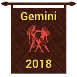 Symbol of Gemini zodiac sign