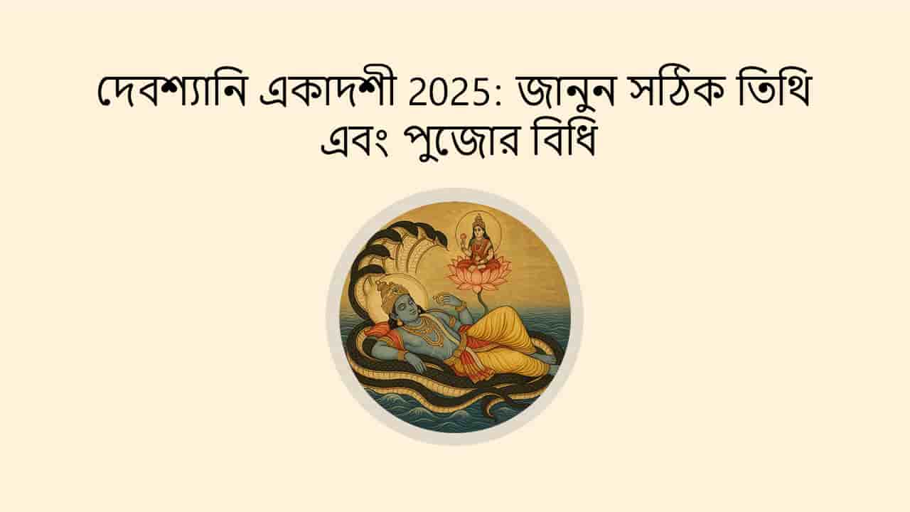 দেবশ্যানি একাদশী 2025: জানুন সঠিক তিথি এবং পুজোর বিধি