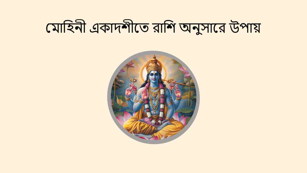 মোহিনী একাদশীতে রাশি অনুসারে উপায়