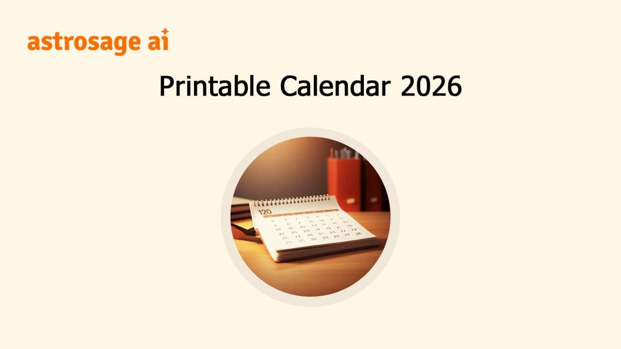 Download Printable Calendar 2026!