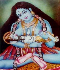Maa Kali is considered to be benevolent and gentle in the form of Mother Kali.