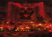 On Kali Puja in 2014, Smashan Kaali will be worshiped by the Tantriks.