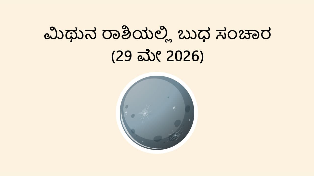 Mercury Transit In Gemini- 29 May 2026