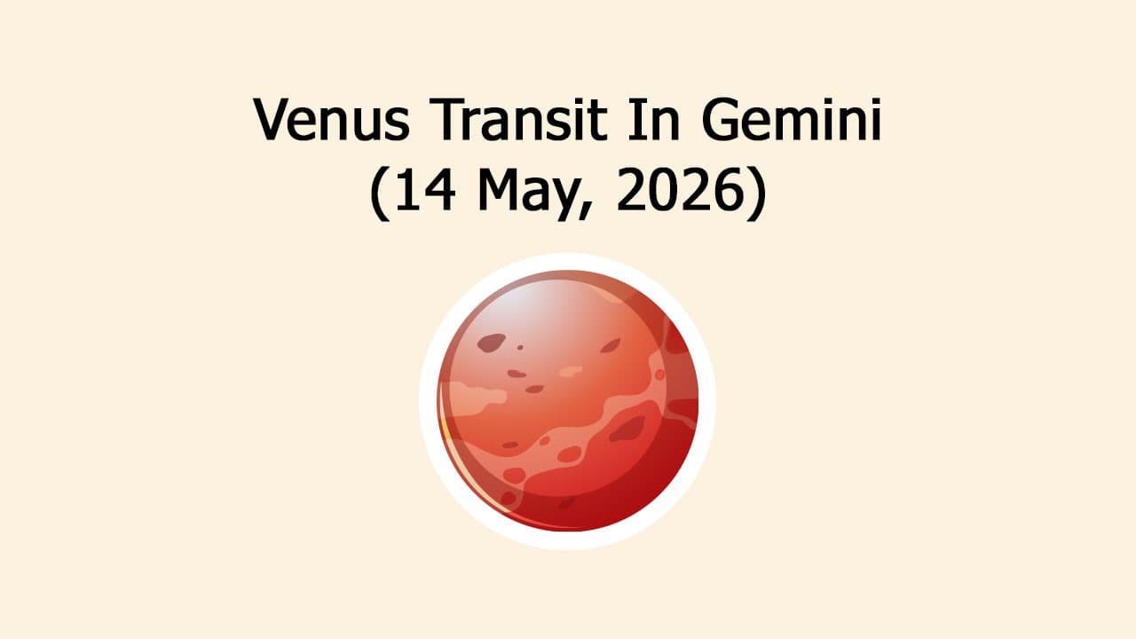 Venus Transit in Gemini