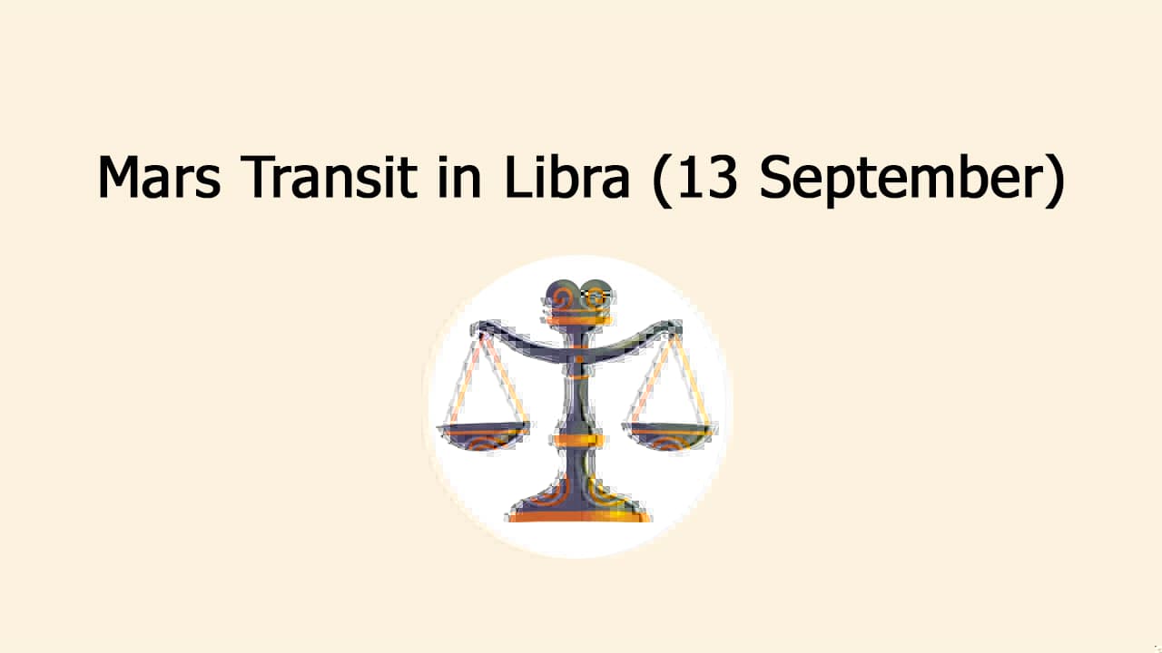 Mars Transit In Libra