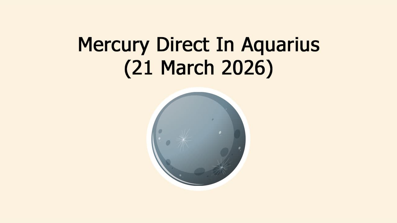 Mercury Direct In Aquarius