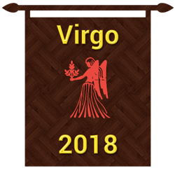 Symbol of Virgo zodiac sign