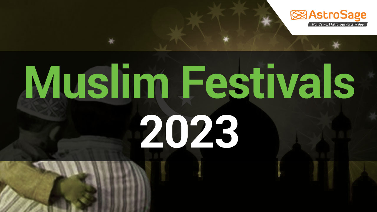 Muslim Holidays 2023 Printable Template Calendar