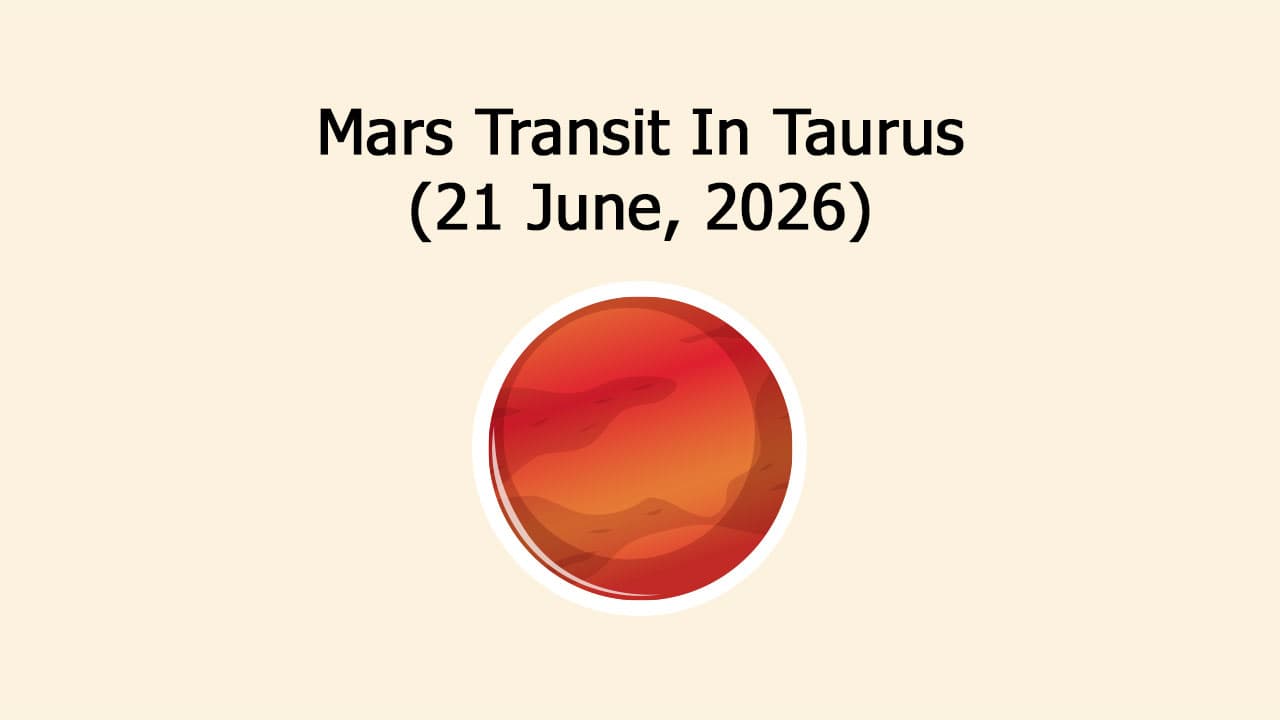 Mars Transit In Taurus