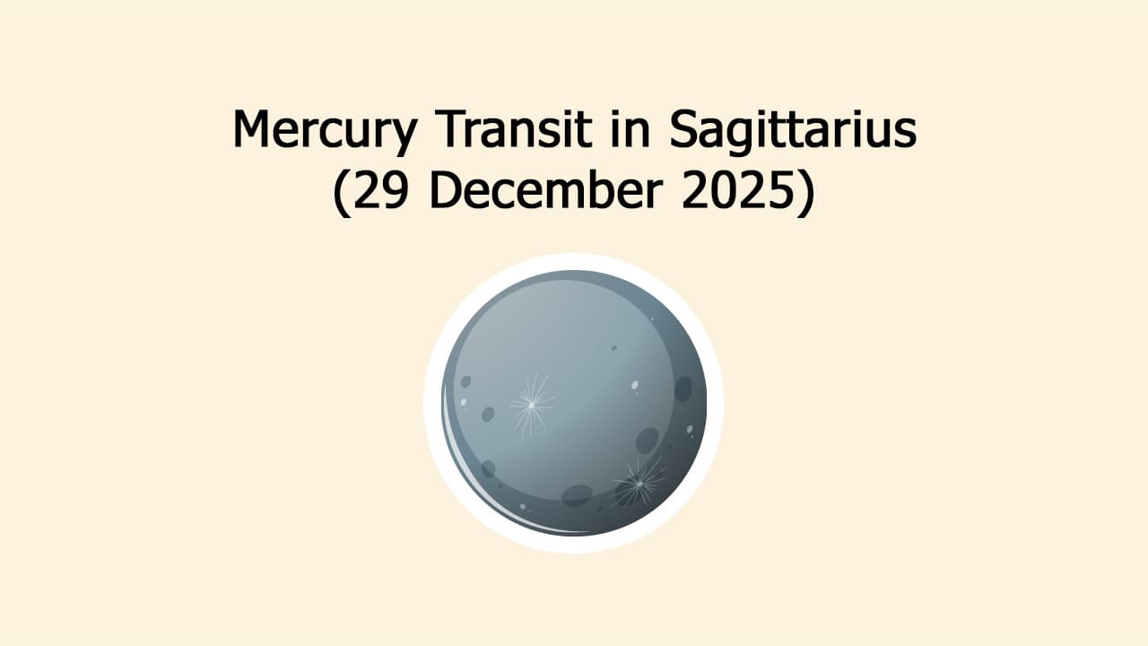 Mercury Transit In Sagittarius