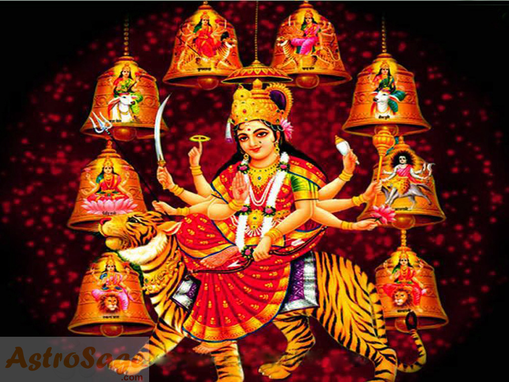 Goddess Durga  Ambe  Sherawali Maa Waterproof Vinyl Sticker Poster   24X36 inches can17073 Fine Art Print  Religious posters in India  Buy  art film design movie music nature and